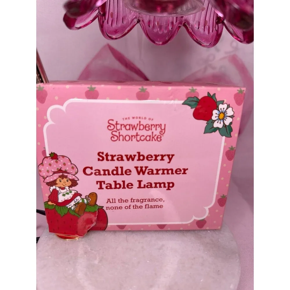 Viral Pink Strawberry Shortcake Candle Warmer Lamp